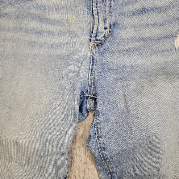 Agolde women's destressed high rise skinny jeans - Picture 7 of 12